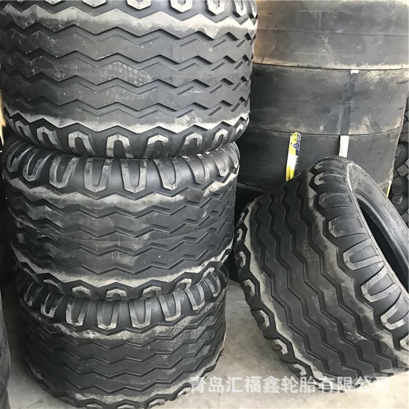 生产农业进口轮胎19.0/45-17 发货及时打捆机轮胎 可配套钢圈