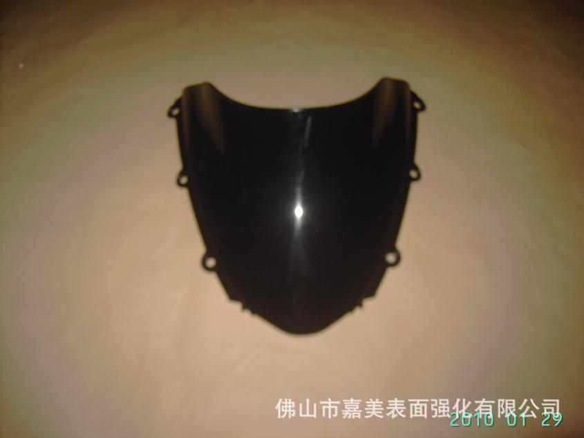 提供摩托车挡风板五彩反光电镀加工