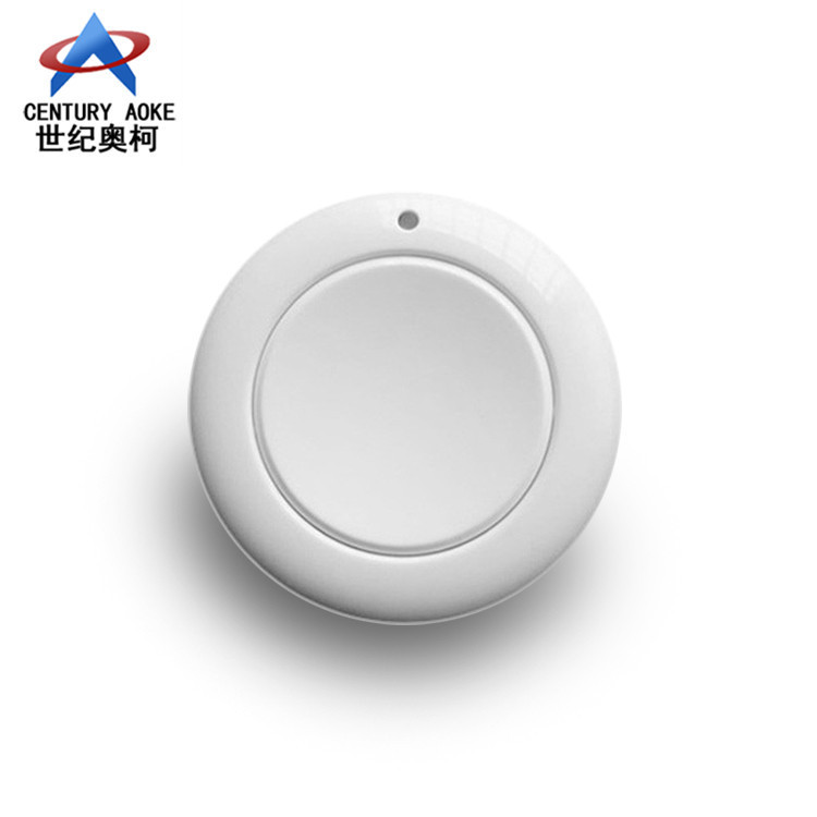 315随意贴圆形单键无线遥控器学习码吊扇灯4键圆形无线遥控器