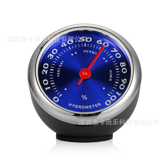 파란색 바닥 습도계