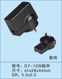 德盈工厂供应12W澳规电源壳/直充实电源适配器外壳/新款充电器壳