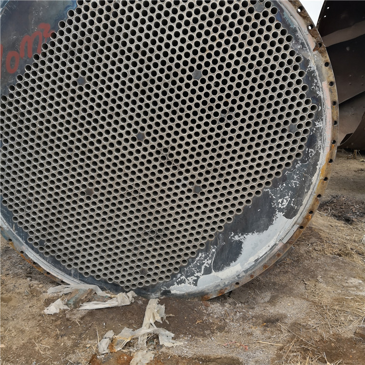 二手750平方钛材列管式冷凝器食品化工列管冷凝器