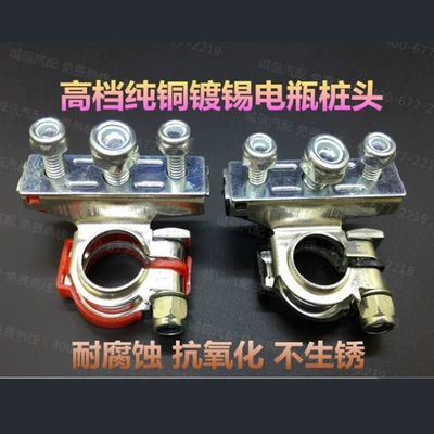 Pure Copper Tinned Car Battery Power supply, ignition system accessories