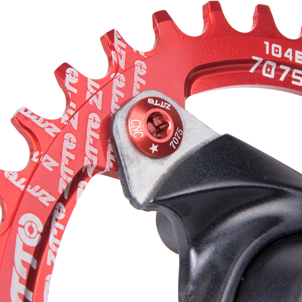 Clavos de bicicleta ZTTO 7075 Dientes de aluminio Clavos de un solo plato Clavos de aleación de aluminio Clavos de color 5/7MM