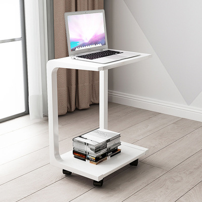 Northern Europe Side table move a living room sofa Side table Modern minimalist household Lazy man Bedside table originality solid wood Corner table