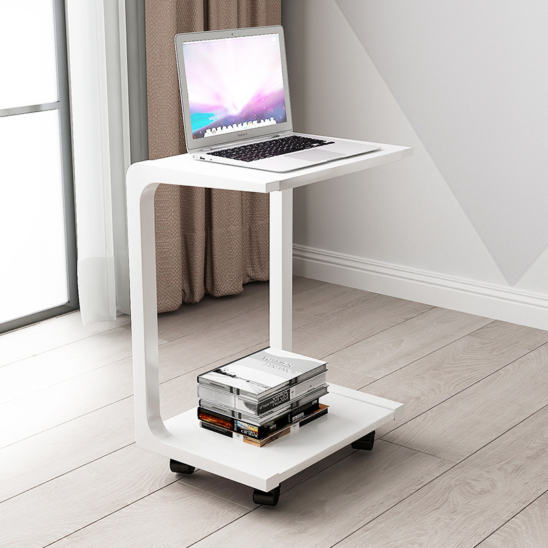 Northern Europe Side table move a living room sofa Side table Modern minimalist household Lazy man Bedside table originality solid wood Corner table