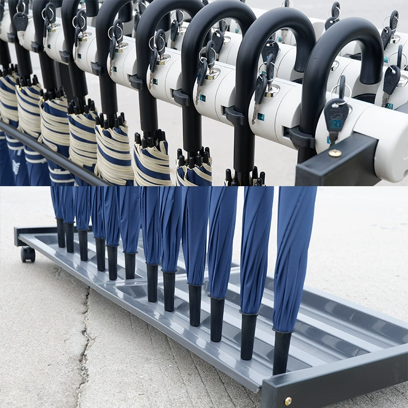 24 umbrella rack mall umbrella machines with umbrella rack straight handle storage racks to promote corporate image racks
