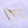 Fashionable hairgrip from pearl, cute set, Korean style