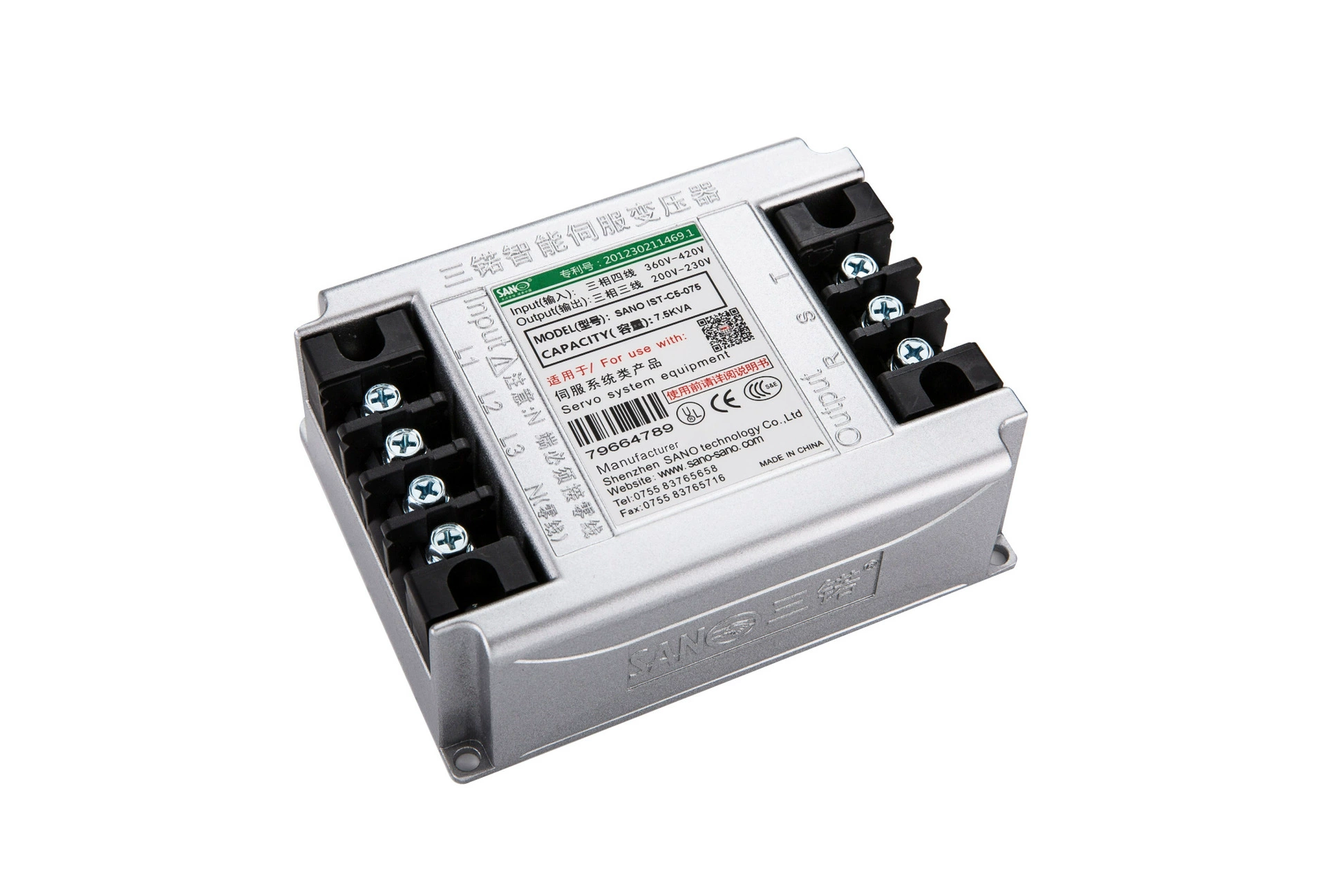 Electronic servo, transformer