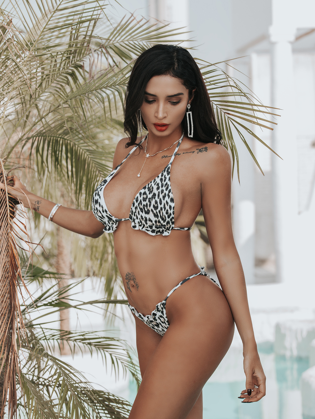 fashion women s leopard bikinis wholesale NSZO1574