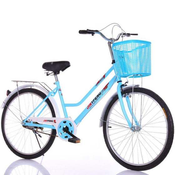 Vintage Leisure 24 Inch 26 Inch Men and Women Mother and Son Adult Commuter Single Student Car Lightweight Lady Worker Bicycle