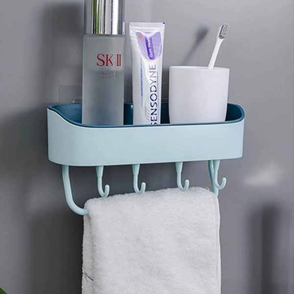 The bathroom wall -mounted bathroom storage rack is avoided.