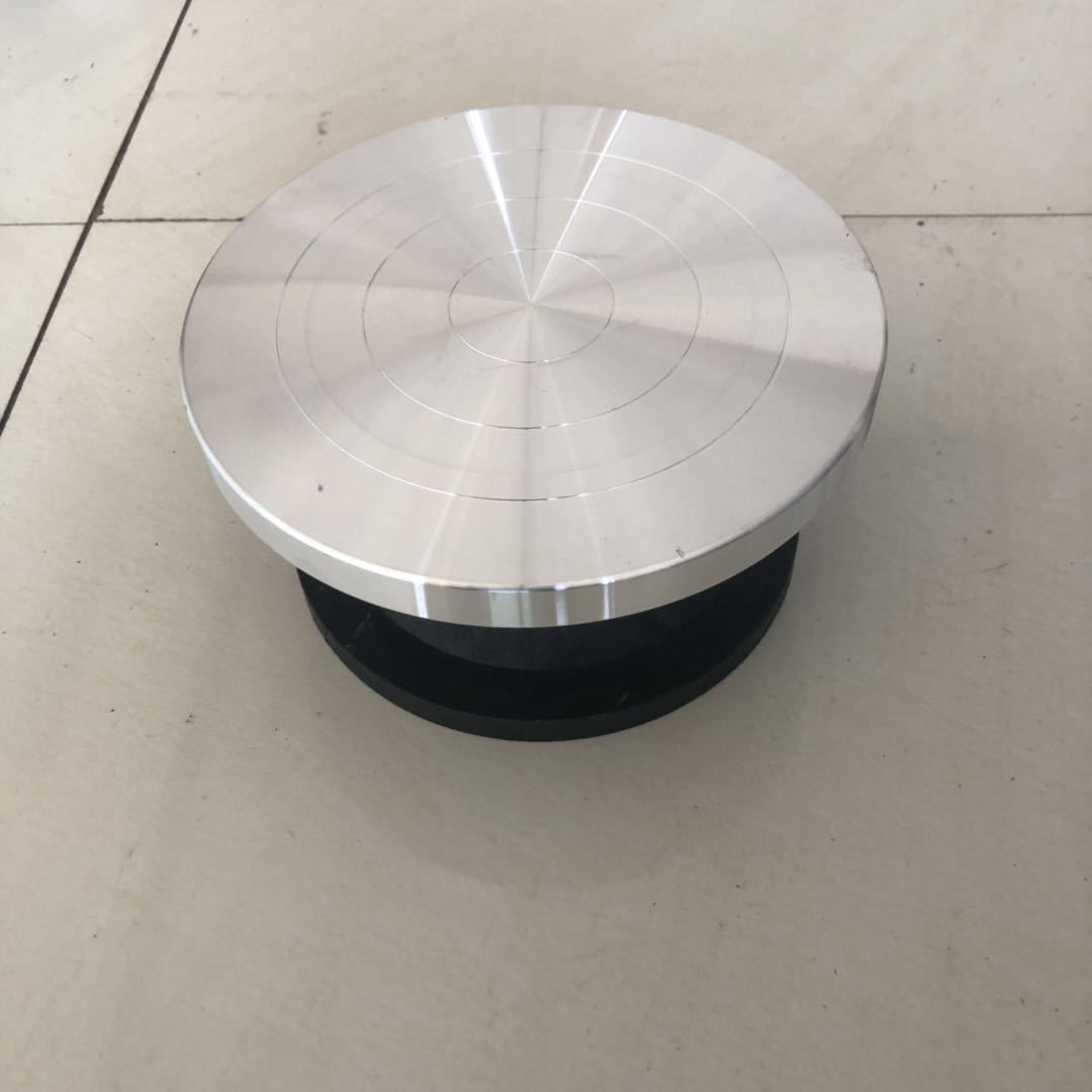 陶艺小转盘  雕刻 旋转 裱花  铝合金 转台 转盘 雕塑台