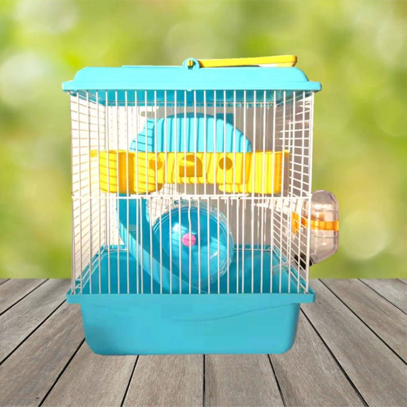 Заводская продажа Клетка для хомяка Вилла Поставляет игрушки Двойная клетка Хомяк Роскошная вилла Маленькая вилла Клетка для хомяка