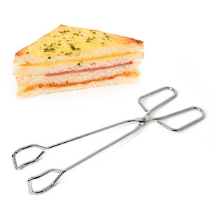 Factory electroplating food clip carbon clip barbecue clip ice clip bread clip barbecue baking tool in stock
