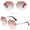 Fashionable glasses solar-powered, metal sunglasses, trend sun protection cream, 2022 collection, UF-protection
