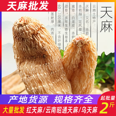 天麻批发云南丽江红天麻小天麻籽干货乌天麻片天麻粉春麻|ms