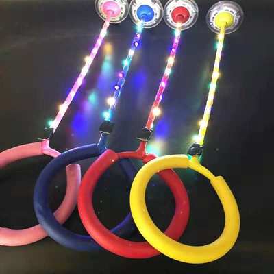 新款热卖闪光甩甩球 闪光跳qq炫舞 闪光跳舞球跳跳球儿童健身玩具