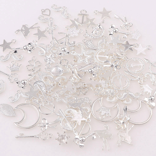 20 pcs/pack Japanese and Korean mixed alloy pendants, bracelets, earrings, necklaces, DIY jewelry accessories