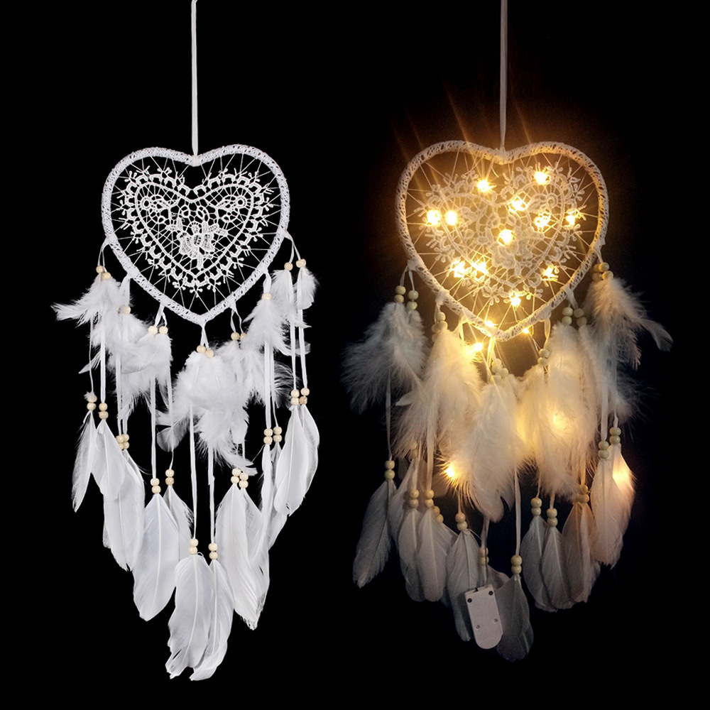 Retro Heart Shape Plastic Polyester Pendant display picture 6