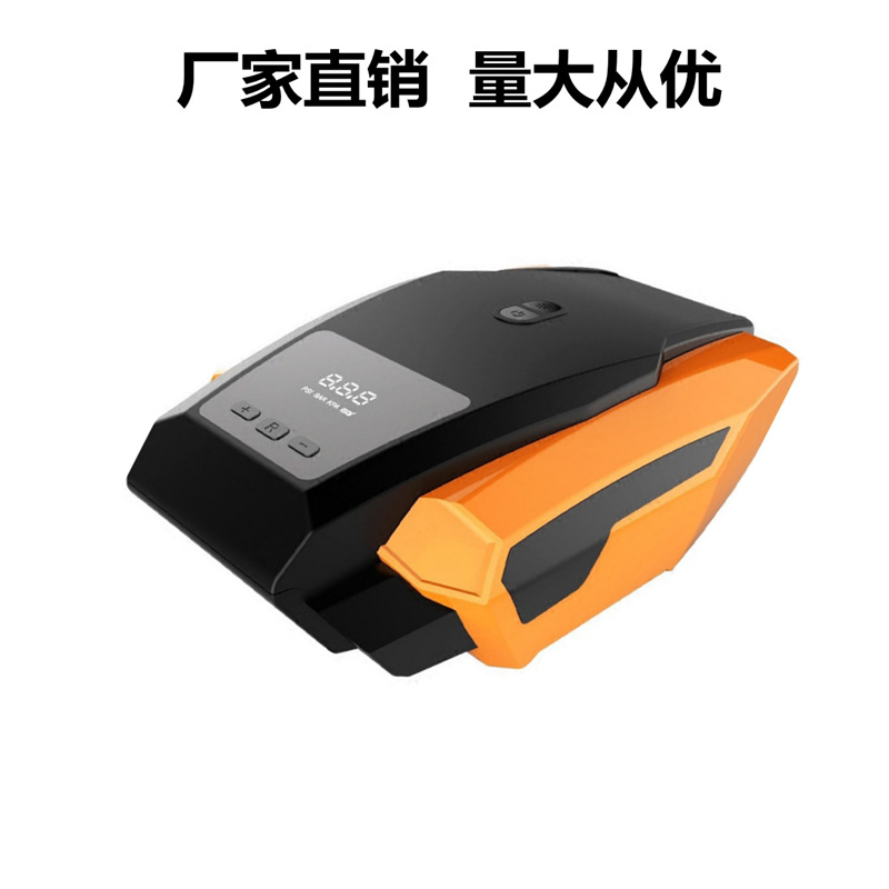 车载充气泵家用12v电动打气筒智能预测胎压汽车轮胎打气泵 数显|ms