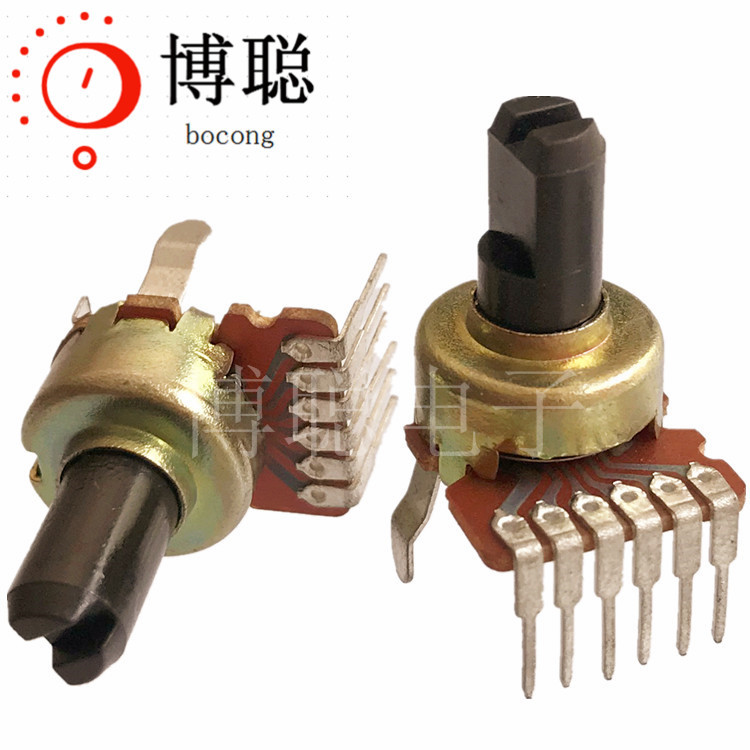 ����ֱ��12mm˫����λ�� B50K ÷���ܽ�����15mm ̼Ĥ��ת6pin