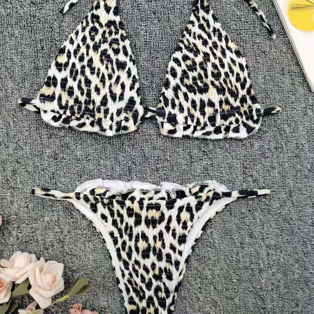 bikinis de leopardo de mujer de moda al por mayor NSZO1574