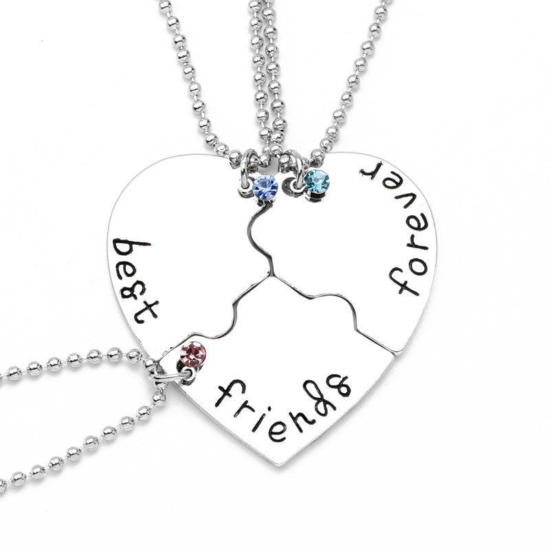 Three-piece Best Friends Forever necklace