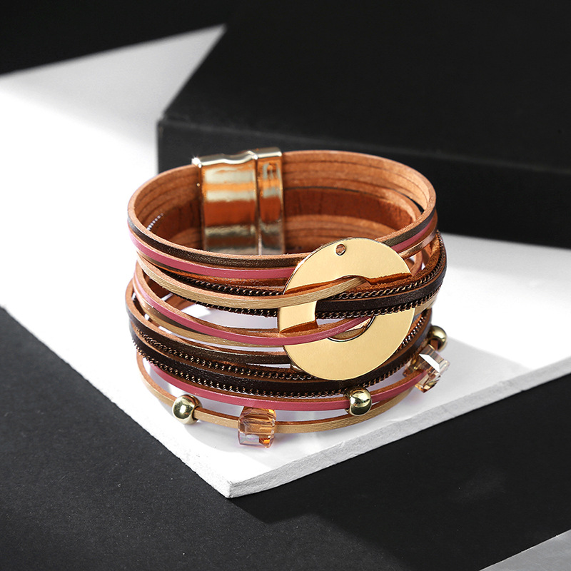 Bohemian Style Multilayer Wide Side Bracelet display picture 6