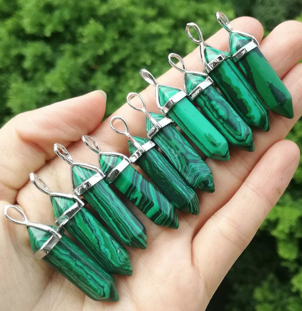(Cross-border trading), organic accessory, hexagonal necklace, pendant, bullet, Aliexpress