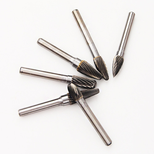 Carbide rotary file grinding head woodworking wood carving root carving milling cutter alloy grinding head tungsten steel grinding head
