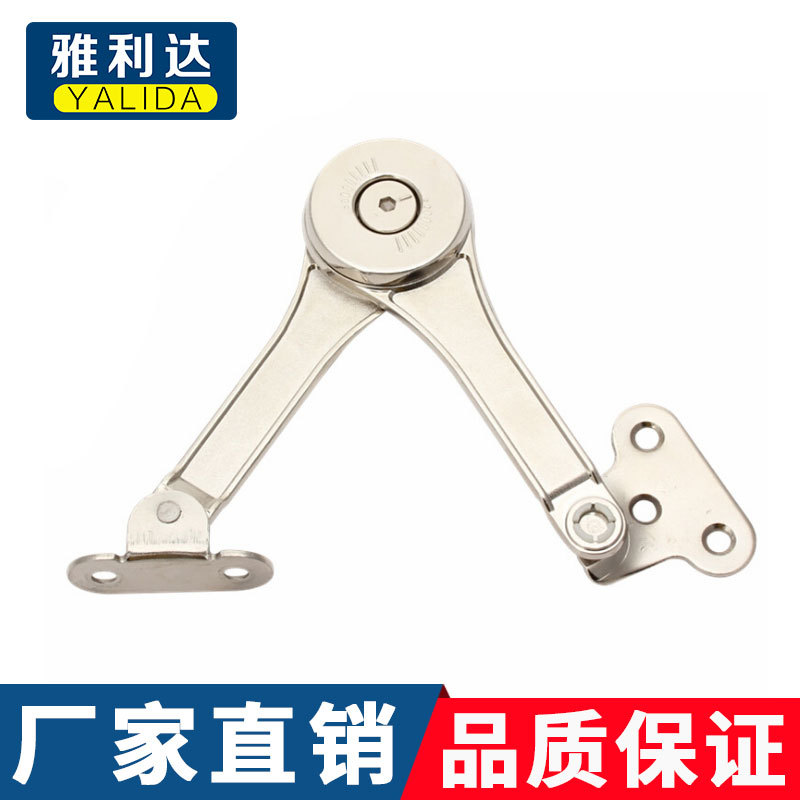 Cabinet door stops at the door