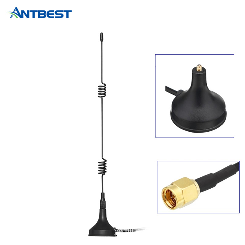 2.4g双频小吸盘天线全向高增益路由器无线网卡蓝牙SMA头