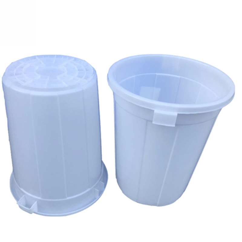 供应食品级工业日用塑料大白桶圆形大号储水清洁带盖户外家用水桶