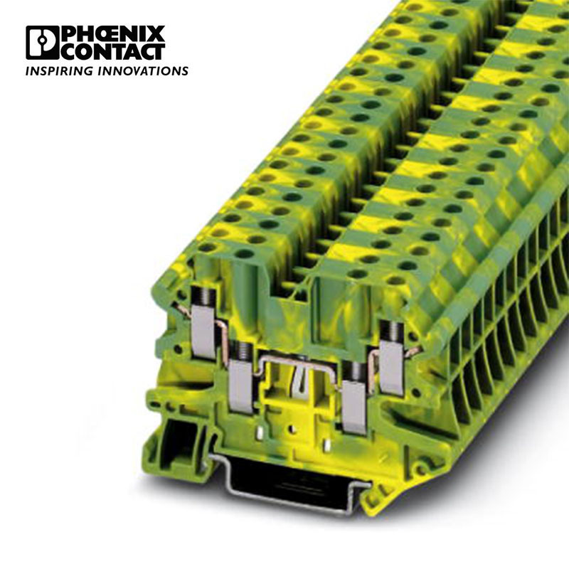 菲尼克斯 接地端子螺钉连接-UT4-QUATTRO-PE-3044597