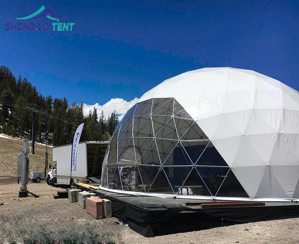 广州户外星空民宿酒店 展览活动透明度假半球形篷房