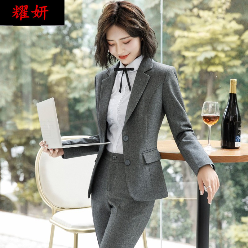 2025 Spring and Autumn Long Sleeve J Hotel Professional Suit Formal Wear Women's Skirt Suit Pants Interview Sales Ol Women's Work Wear 929 2025 Spring and Autumn Long Sleeve J Hotel Professional Suit Formal Wear Women's Skirt Suit Pants Interview Sales Ol Women's Work Wear 929