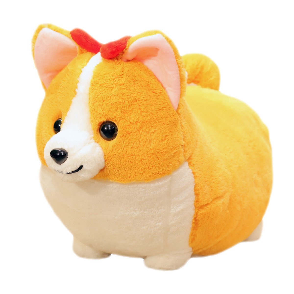 Nueva pierna corta melocotón corazón trasero Corgi muñeca Linda mascota Wang Xingxing Corgi transfronteriza especial para lindo juguetes bidimensionales