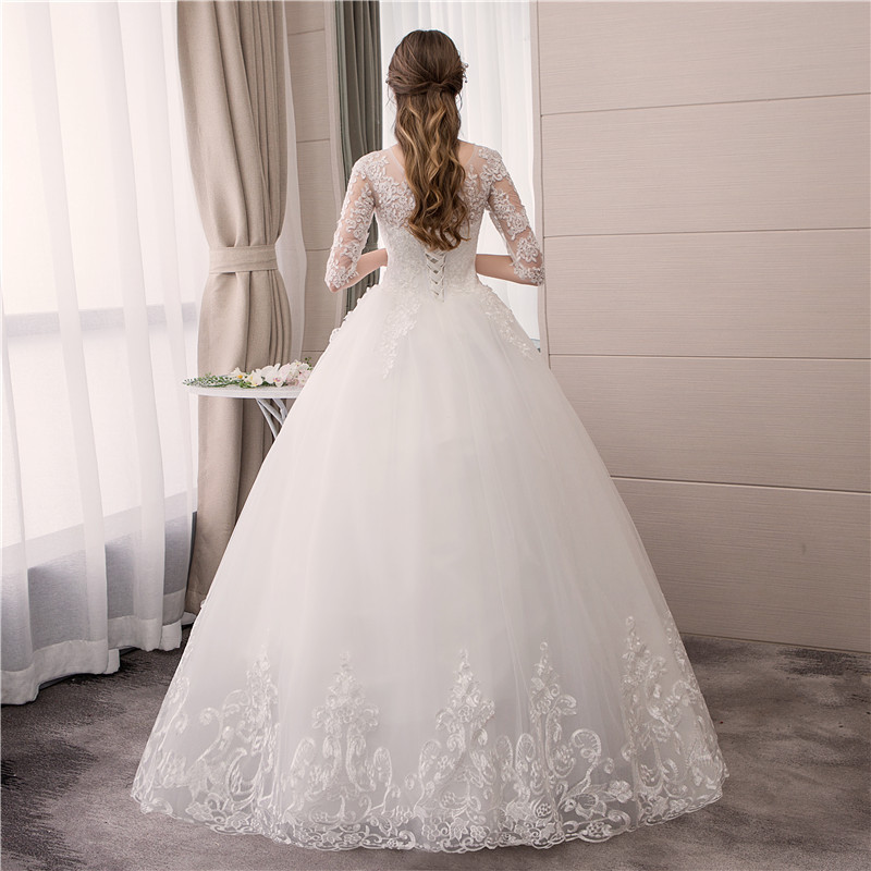 White lace fitted elegant brace for bride, direct factory sales 5