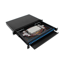 廠家供應 24口SC抽拉式光纖盒 光纖接線盤 24口光纖配線架