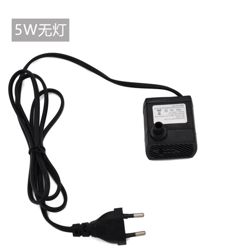 5W water pump, environmentally friendly, silent, low-pressure garden fountain, fish pond, 5W rockery, handicraft accessories, submersible pump, DIY landscaping