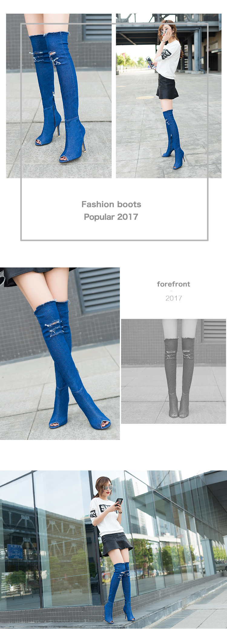 Bottes femme en Tissu - Ref 3355343 Image 12