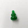 Emerald green pendant jade, big accessory, beads, wholesale