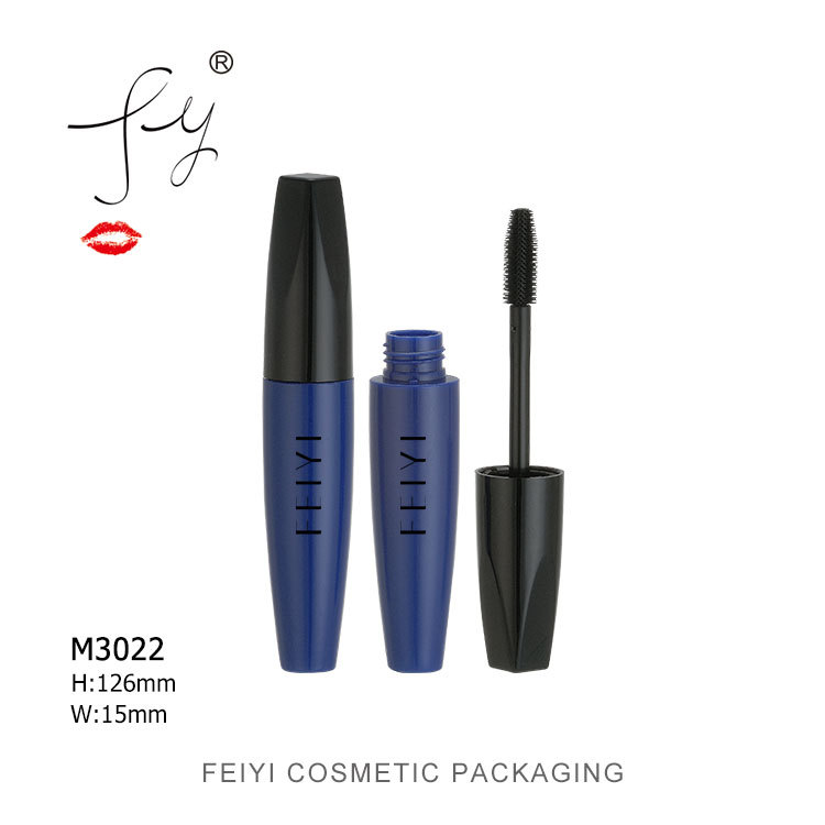 彩妆塑料睫毛管包材 方棱盖圆瓶塑胶睫毛液瓶 睫毛空壳包装 M3022