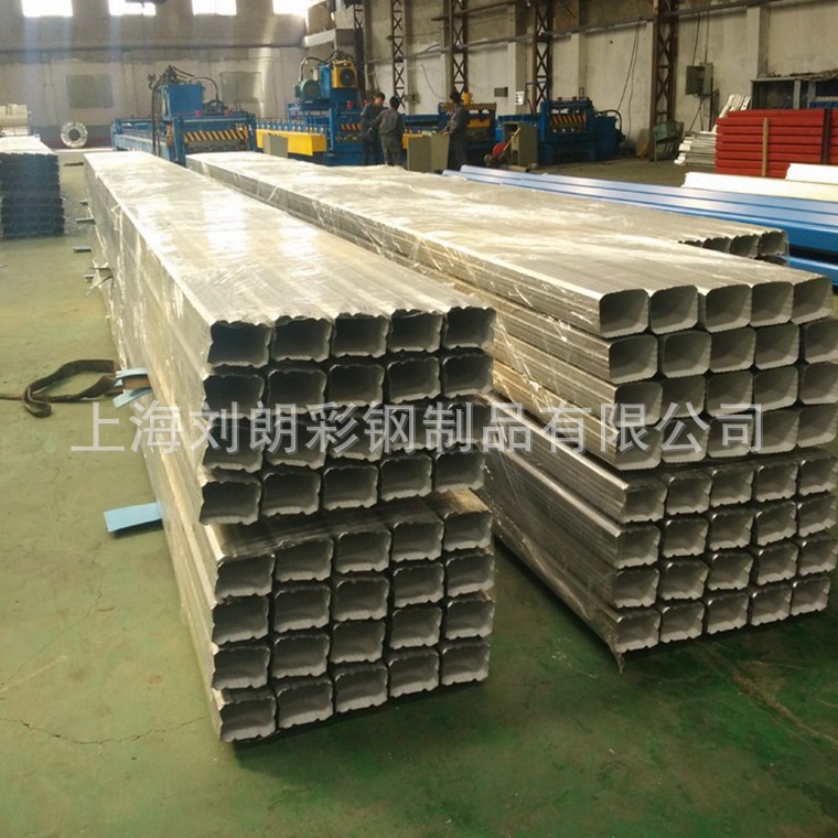 【彩钢落水管】上海彩钢厂家生产彩钢落水管、雨水管、金属落水管