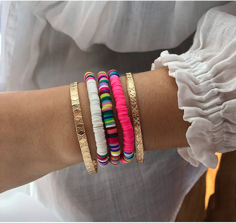 Fashion Heart Shape Flower Alloy Plating Womenu0027S Bangle 1 Piece