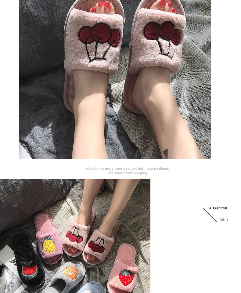 Image des Chaussons en Peluche Fruité 6