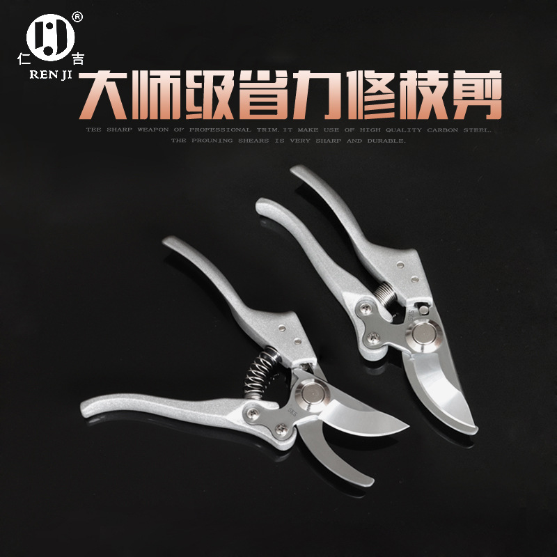 仁吉修枝剪 V10花剪 防锈修枝剪花剪 家用剪 多功能花剪DUTY