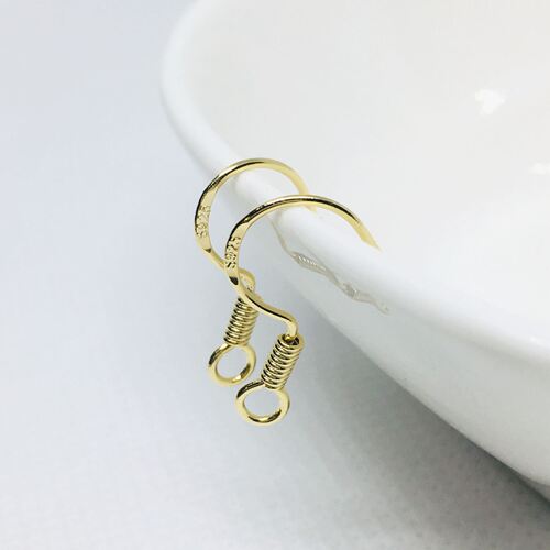 14k gold-filled, color-protected and engraved 925 printed ear hooks, earrings, jewelry accessories, white copper material, nickel-free, hypoallergenic ear hook material