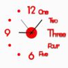 Factory direct selling acrylic wall sticker clock DIY simple watch quiet home living room study bedroom bedroom wall hanging clock